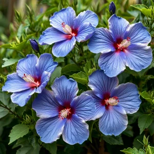 Гибискус садовый Блуминг Квин купить по цене от 259р. в интернет-магазине «Посадика» с доставкой почтой в в Сосновкае и по всей России – [изображение №1].