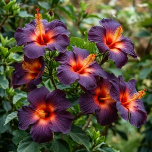 Гибискус Вивида Флэр купить по цене от 279р. в интернет-магазине «Посадика» с доставкой почтой в в Сосновкае и по всей России – [изображение №1].