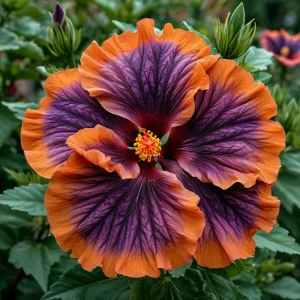 Гибискус Оранж Спел купить по цене от 285р. в интернет-магазине «Посадика» с доставкой почтой в в Сосновкае и по всей России – [изображение №1].