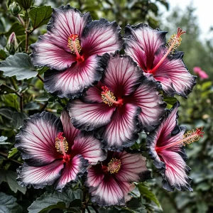 Гибискус садовый Самер Бридж купить по цене от 306р. в интернет-магазине «Посадика» с доставкой почтой в в Сосновкае и по всей России – [изображение №1].