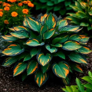 Хоста Бархатный Полог купить по цене от 560р. в интернет-магазине «Посадика» с доставкой почтой в в Сосновкае и по всей России – [изображение №1].