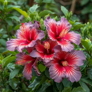 Гибискус Кримсон Флейм купить по цене от 479р. в интернет-магазине «Посадика» с доставкой почтой в в Сосновкае и по всей России – [изображение №1].